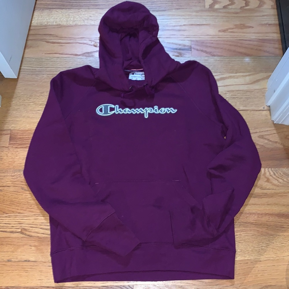 Purple Champion hoodie